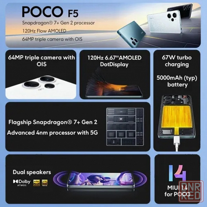Xiaomi Poco F5 (8/256) Макеевка - изображение 2