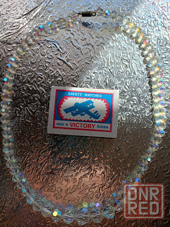 Ожерелье/Бусы из чешского стекла. Донецк - изображение 1
