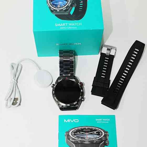 Cмарт часы Mivo Ultimate (1.5 HD IPS, IP68, NFC, ответ по BT) Black Макеевка