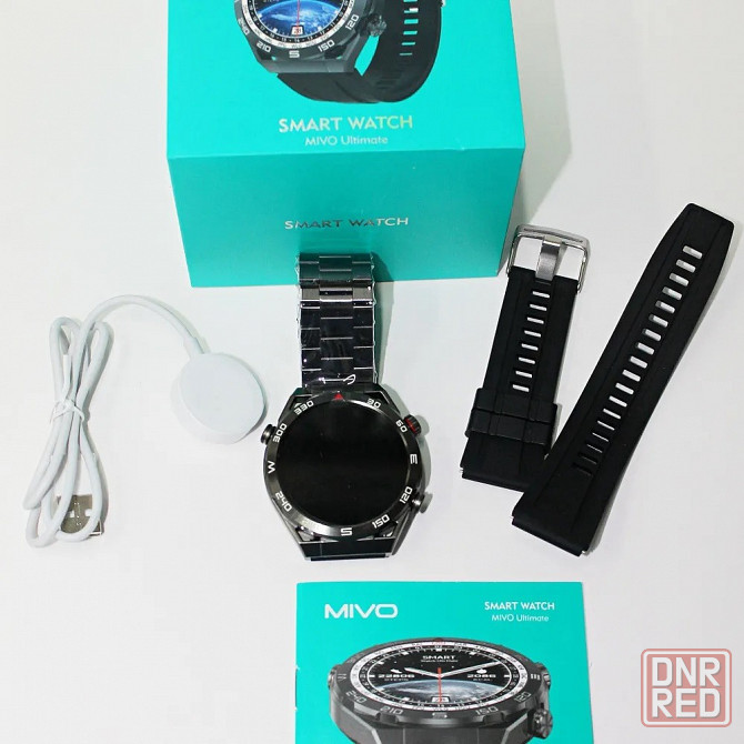 Cмарт часы Mivo Ultimate (1.5 HD IPS, IP68, NFC, ответ по BT) Black Макеевка - изображение 4