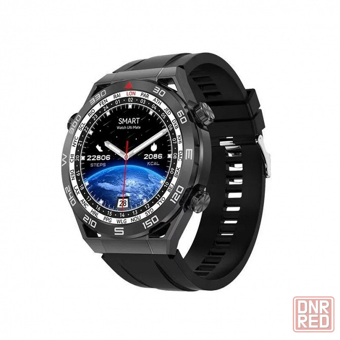 Cмарт часы Mivo Ultimate (1.5 HD IPS, IP68, NFC, ответ по BT) Black Макеевка - изображение 1