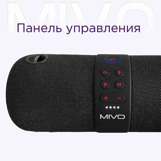 Портативная колонка MIVO M11 PRO Black (Bluetooth, USB, MicroSD, FM, AUX) 3D Стерео Динамик Макеевка