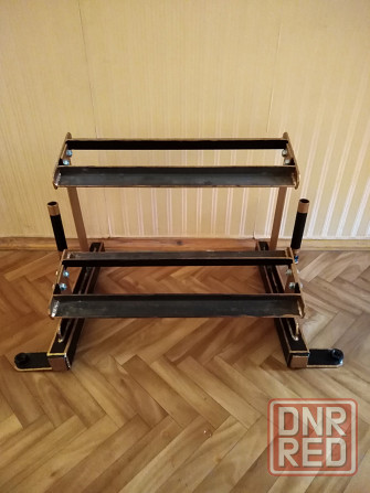 Проф . разборные , стойки с гантелями из металла 5-6 мм. Донецк - изображение 6