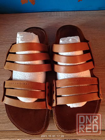 Продам мужские сандалии из толстой натуральной кожи Донецк - изображение 1