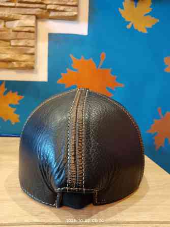 Крутая бейсболка из натуральной толстой кожи Донецк