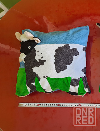 Подушка декоративная диванная детская бычок Донецк - изображение 1