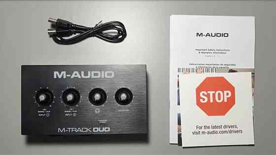 Звуковая карта M-AUDIO M-Track DUO, студийная, аудиоинтерфейс, USB Донецк