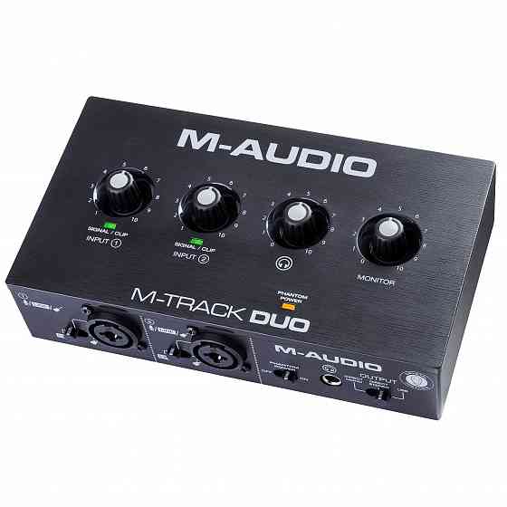 Звуковая карта M-AUDIO M-Track DUO, студийная, аудиоинтерфейс, USB Донецк