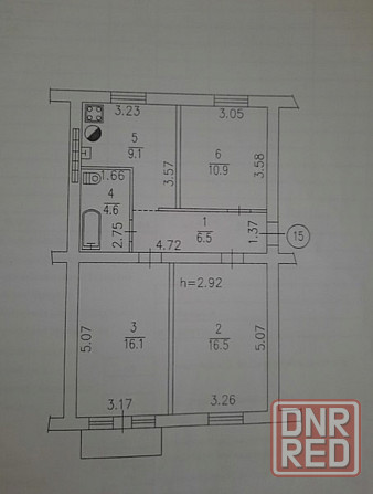 Продам 3-х комнатную квартиру под ремонт Донецк - изображение 1