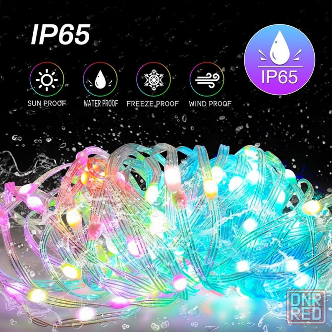 Светодиодная гирлянда Dreamcolor RGB Bluetooth с микрофоном Донецк - изображение 6