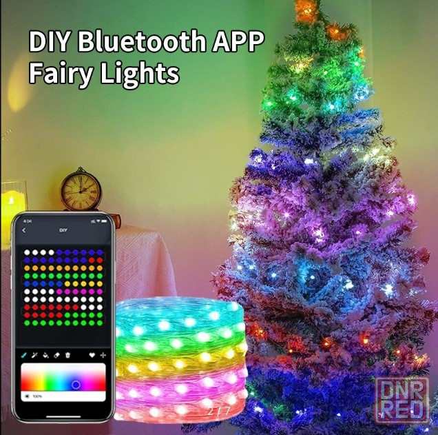 Светодиодная гирлянда Dreamcolor RGB Bluetooth с микрофоном Донецк - изображение 8