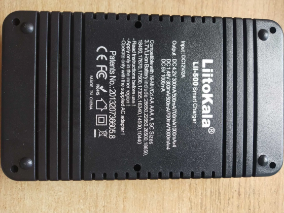 Зарядное устройство LiitoKala Lii-500 для аккумуляторов Мариуполь