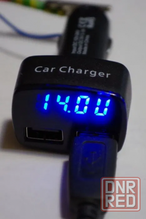 Зарядное USB в прикуриватель автомобиля; вольт-амперметр термометр Мариуполь - изображение 1