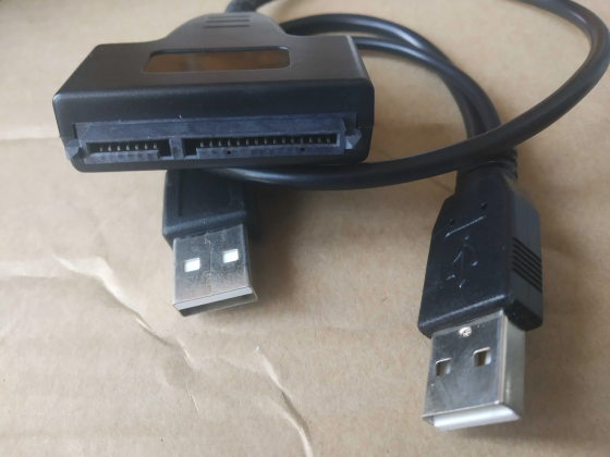 Переходник USB 2.0 для SATA дисков SSD и HDD 2.5" и 3.5" Мариуполь