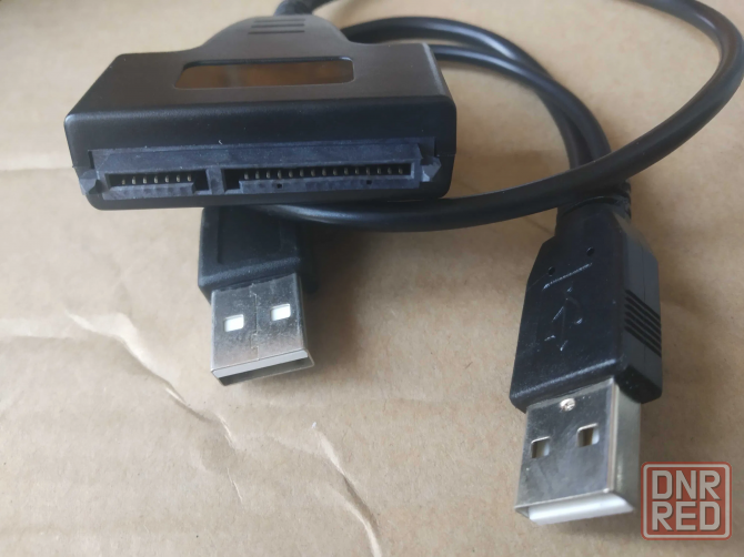 Переходник USB 2.0 для SATA дисков SSD и HDD 2.5" и 3.5" Мариуполь - изображение 1