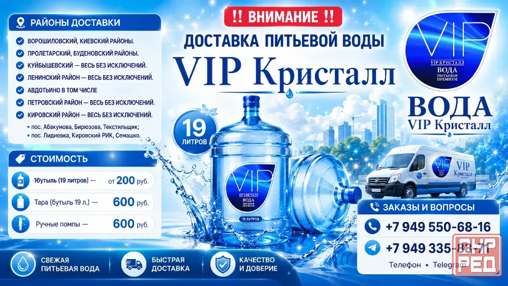 Доставка бутилированной воды Донецк - изображение 1