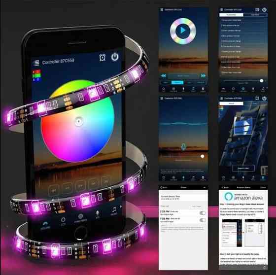 Светодиодная лента RGB с управлением Bluetooth Донецк