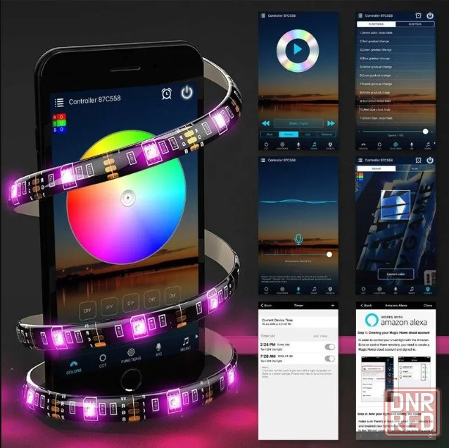 Светодиодная лента RGB с управлением Bluetooth Донецк - изображение 2