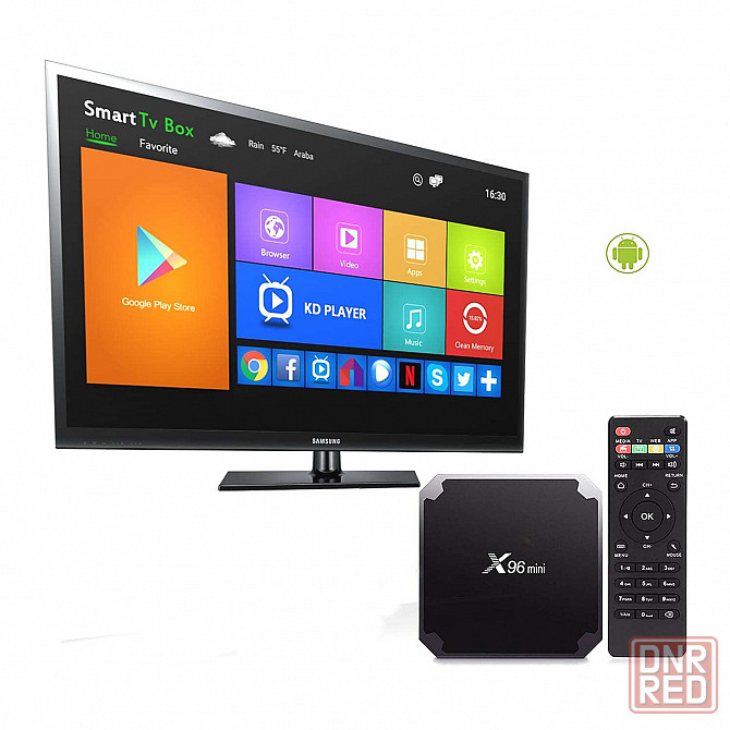 Смарт ТВ приставка OneTech X96 mini TV BOX 2/16 Гб Андроид 7.1 Донецк - изображение 1