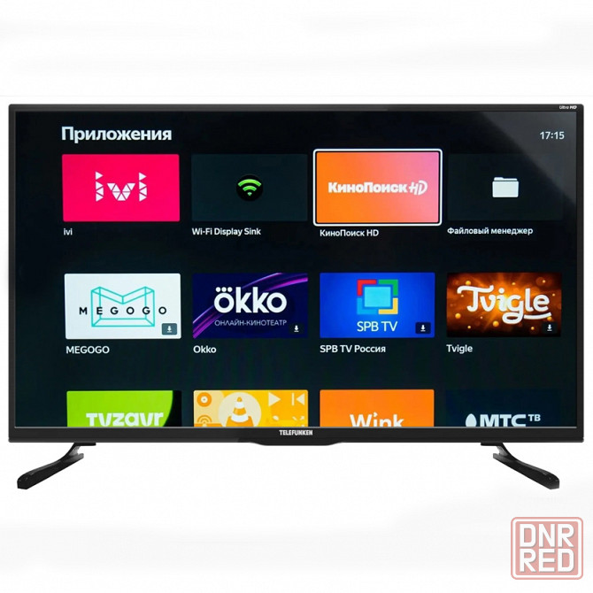 LED-телевизор 43" TelefunkenTF-LED43S97T2SU (4к 3840x2160p) Донецк - изображение 1