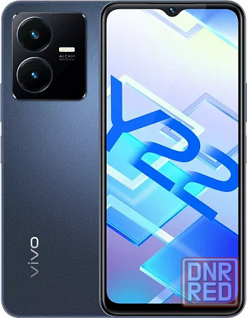 Смартфон vivo Y22 4/64 гб ru, синий космос Донецк - изображение 1