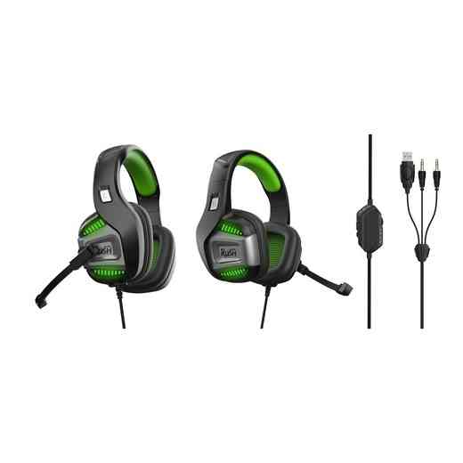Smartbuy RUSH PUNCH'EM Наушники Игровые с Подсветкой и микрофоном, гарнитура Донецк