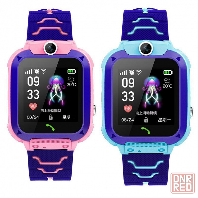 Smart Baby Watch Q12 PURPLE с Камерой и GPS, Умные Детские смарт - часы Донецк - изображение 1