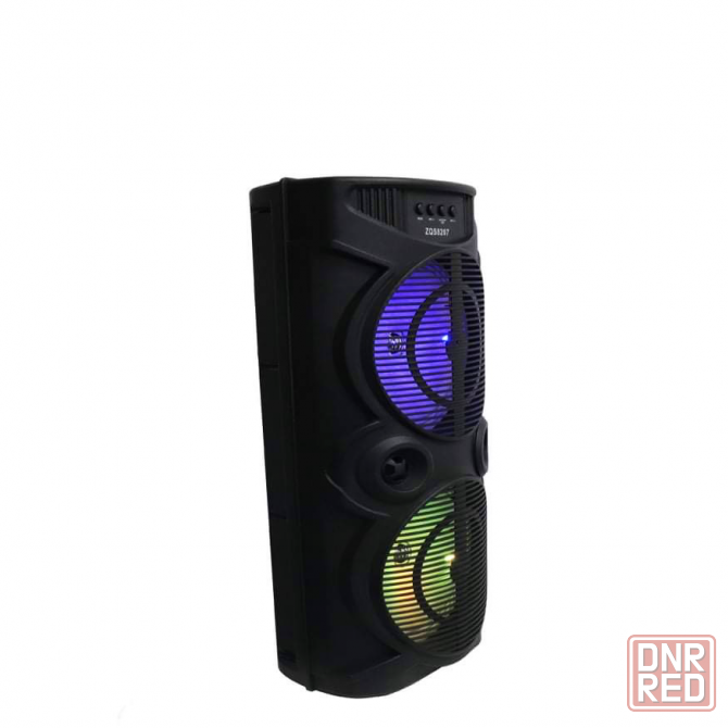 ZQS-8207, 24Вт Портативная беспроводная Bluetooth колонка c Подсветкой + микрофон Донецк - изображение 1