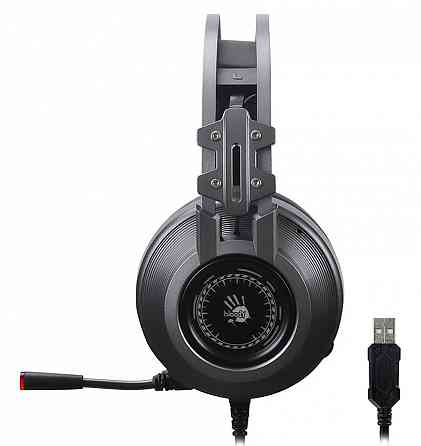 A4Tech Bloody J527 USB 7.1 Наушники Игровые с RGB подсветкой и микрофоном, гарнитура Донецк