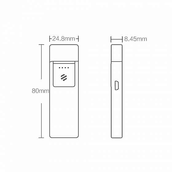 Зажигалка аккумуляторная сенсорная USB Xiaomi BEEBEST Extreme Bee Slim (L101) Донецк