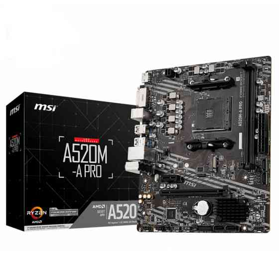 Материнская плата MSI A520M-A PRO (AM4, mATX) Донецк