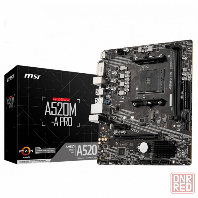 Материнская плата MSI A520M-A PRO (AM4, mATX) Донецк - изображение 1