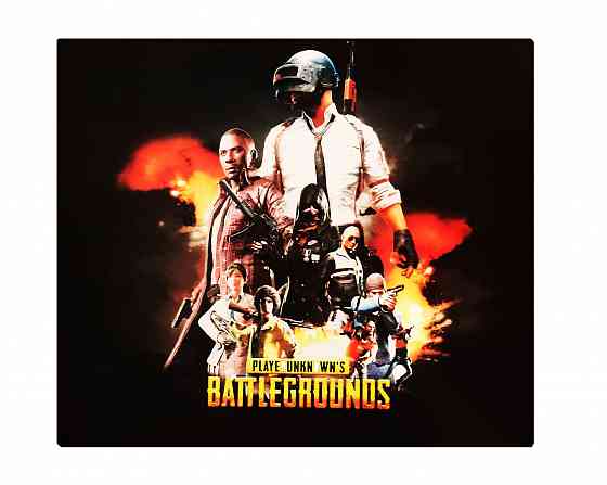 PUBG 400х300х3 mm (БОЛЬШОЙ) Ковер игровой, коврик для мыши, мышки, игровая поверхность Донецк