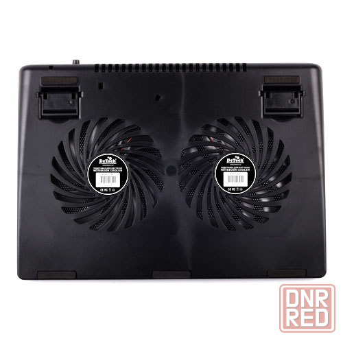 DeTech X302 (2 кулера) Охлаждающая подставка для ноутбука 17" с Подсветкой Донецк - изображение 1