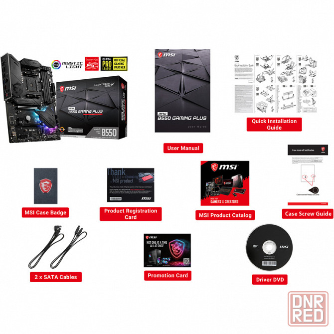 Материнская плата MSI MPG B550 GAMING PLUS (AM4, ATX) Донецк - изображение 1