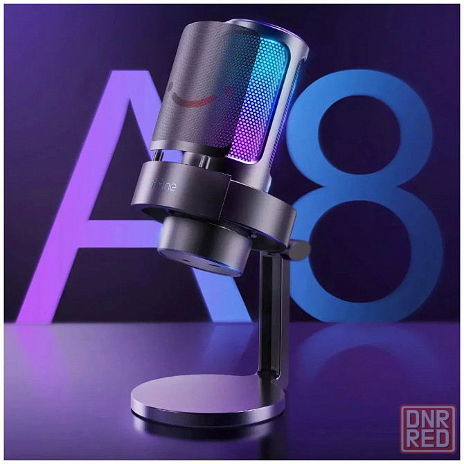 Конденсаторный RGB USB-микрофон FIFINE AmpliGame A8 Донецк - изображение 1
