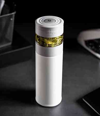 Заварочный термос, Термокружка Xiaomi Pinztea Tea Separation Thermos 360 ml White Донецк
