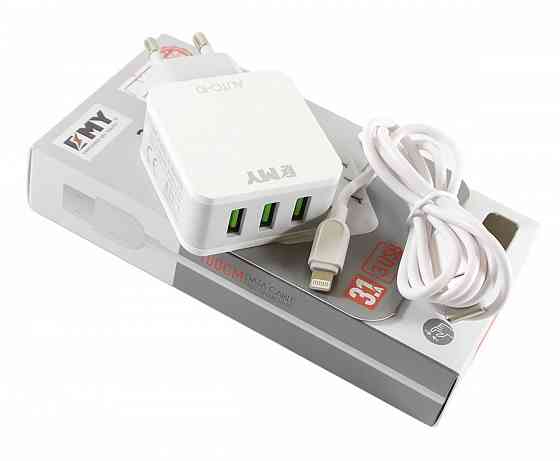 Сетевое зарядное устройство EMY MY-256 microUSB White Донецк