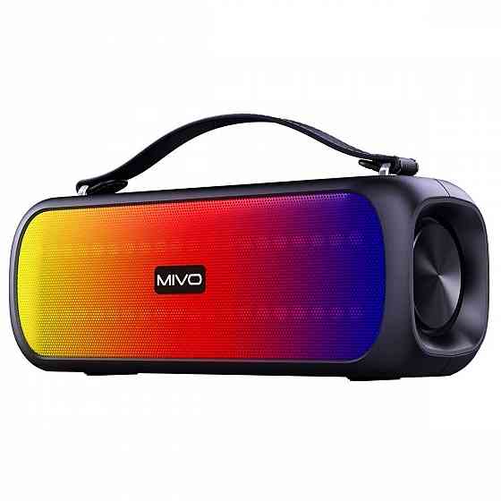 Mivo M13, 30Вт Портативная беспроводная колонка c RGB подсветкой (Влагозащита) Донецк