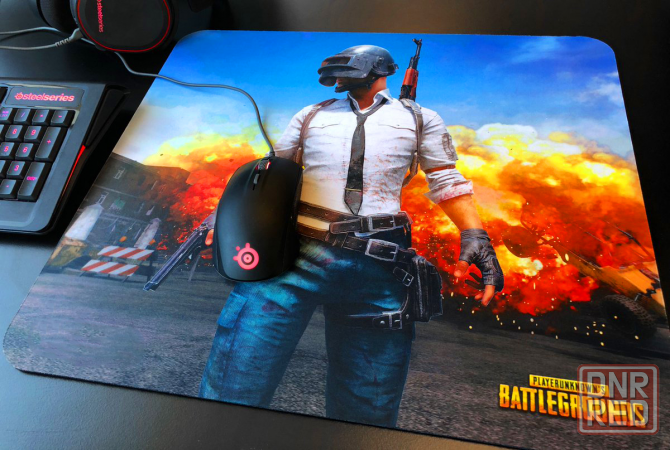 Defender Butcher Игровой набор с подсветкой Клавиатура + Мышь + Ковер Донецк - изображение 1