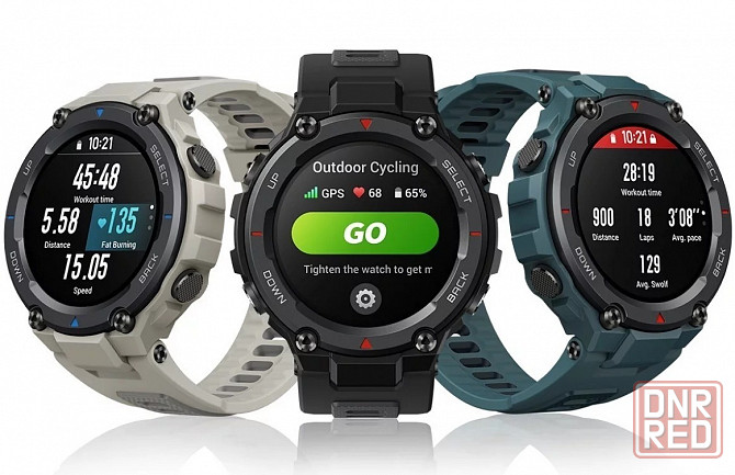Xiaomi Amazfit T-Rex Pro с GPS GLOBAL Смарт часы Донецк - изображение 1