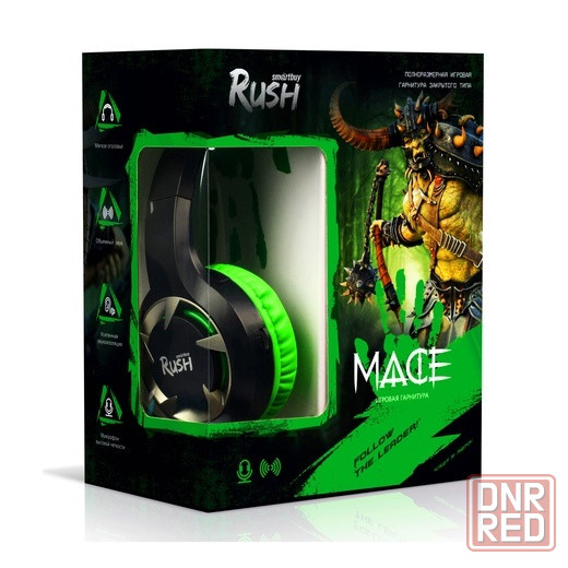 Smartbuy RUSH MACE Наушники Игровые с микрофоном, гарнитура Донецк - изображение 1