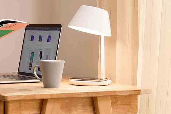 Умная настольная лампа c беспроводной зарядкой Xiaomi Yeelight Staria Bedside Lamp Pro RU Донецк