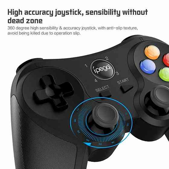 iPega PG-9156 Беспроводной геймпад для телефона с адаптером (Android/iOS, Windows, PS4, PS3, NS) Донецк