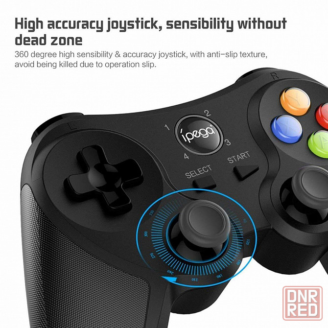 iPega PG-9156 Беспроводной геймпад для телефона с адаптером (Android/iOS, Windows, PS4, PS3, NS) Донецк - изображение 2
