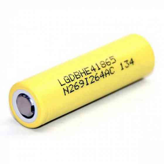 Высокотоковый Li-Ion аккумулятор 18650 LG HE4 2500mAh 20A (30A) (1шт) Донецк