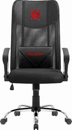 Кресло игровое DEFENDER Totem Черный, подсветка RGB, сетка Донецк