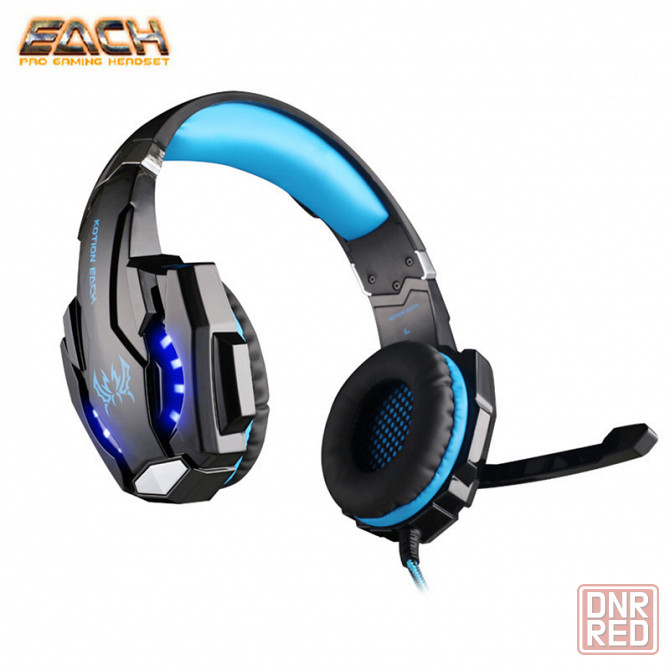 KOTION EACH G9000 Наушники Игровые с Подсветкой и микрофоном, гарнитура Донецк - изображение 1