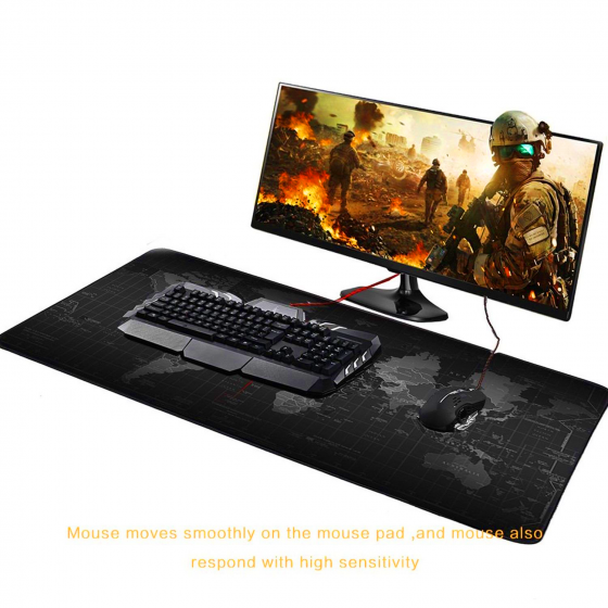 КАРТА МИРА SPEED 900x400*3mm (ОГРОМНЫЙ) Ковер игровой, коврик для мыши, мышки, игровая поверхность Донецк