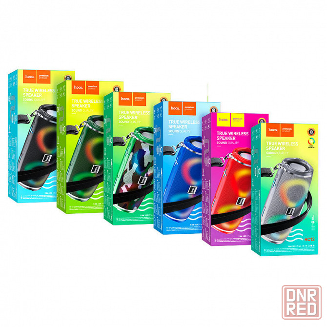 HOCO HC12, 10Вт Портативная беспроводная колонка с RGB подсветкой Донецк - изображение 1